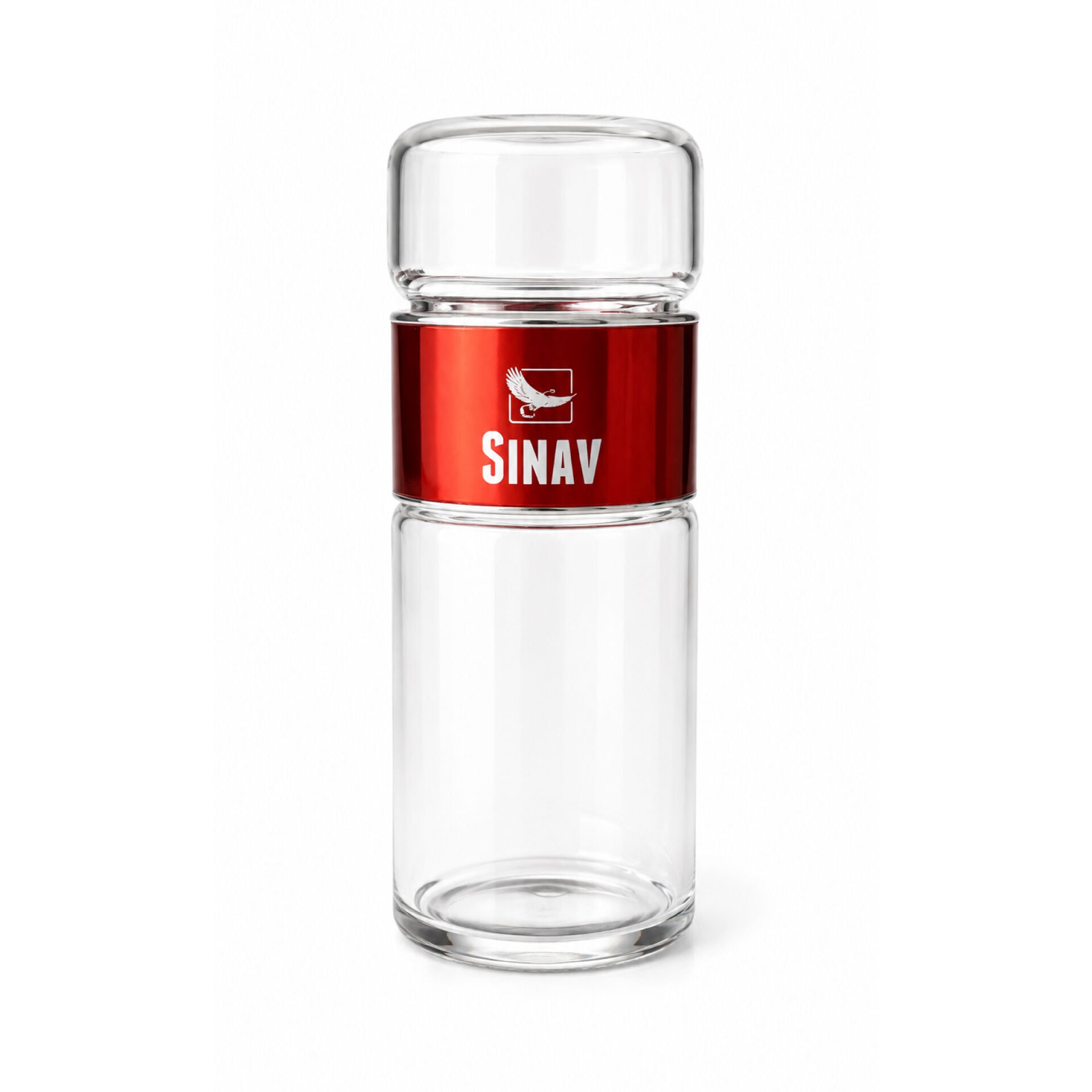 SINAV SÜZGEÇLİ CAM DEMLİK 350 ML