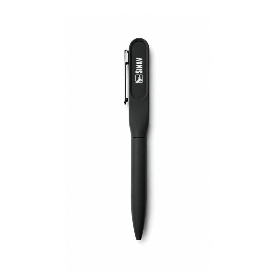 Led Işıklı USB Bellekli Rubber Metal Tükenmez Kalem
