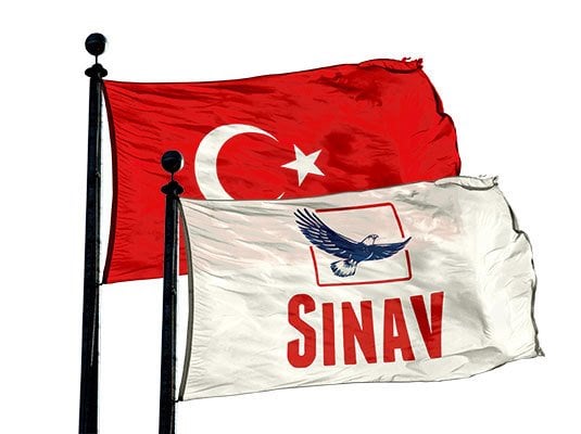 GÖNDER SINAV BAYRAĞI 100*150
