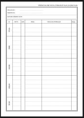 KULÜP-ETÜT TAKİP DEFTERİ