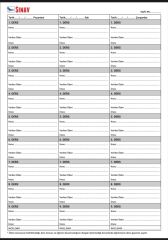 YOKLAMA FİŞSİZ DERS DEFTERİ