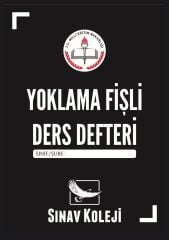 CİLTLİ YOKLAMA FİŞLİ DERS DEFTER