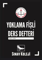 CİLTLİ YOKLAMA FİŞLİ DERS DEFTER
