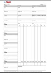 CİLTLİ YOKLAMA FİŞLİ DERS DEFTER