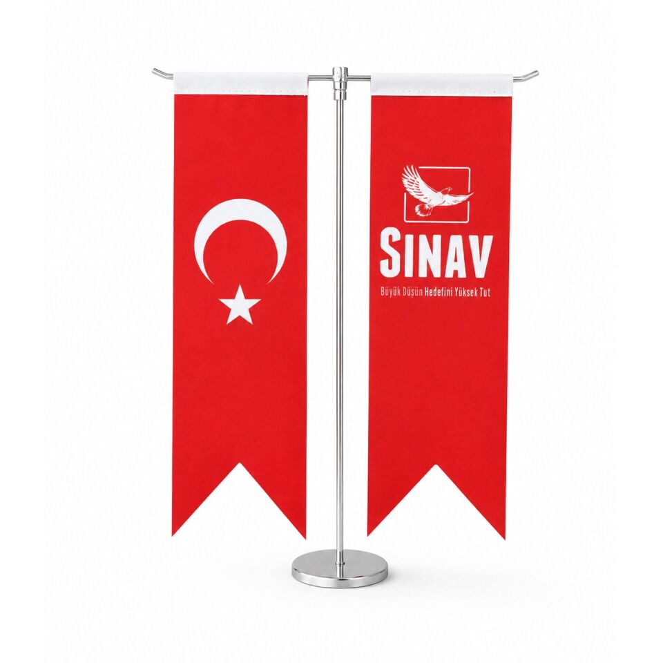 Sınav T Masa Bayrağı